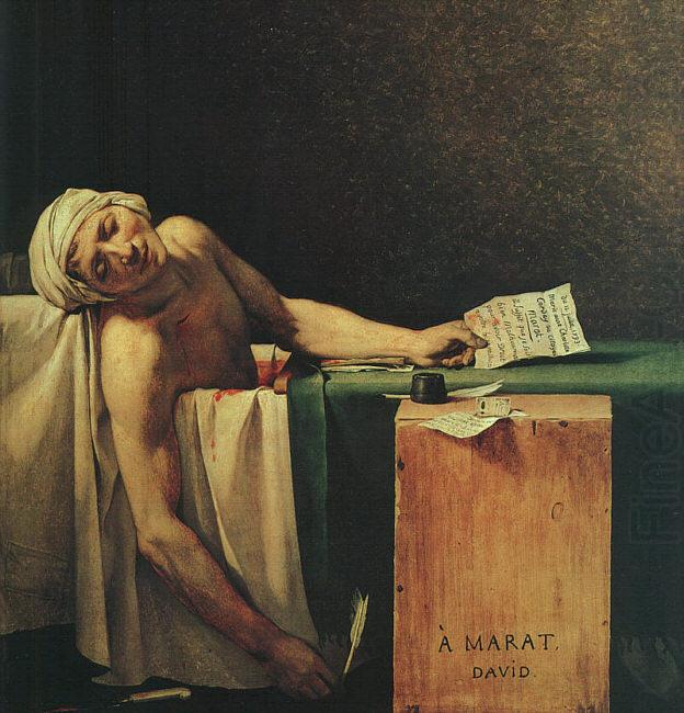 The Death of Marat, Jacques-Louis David